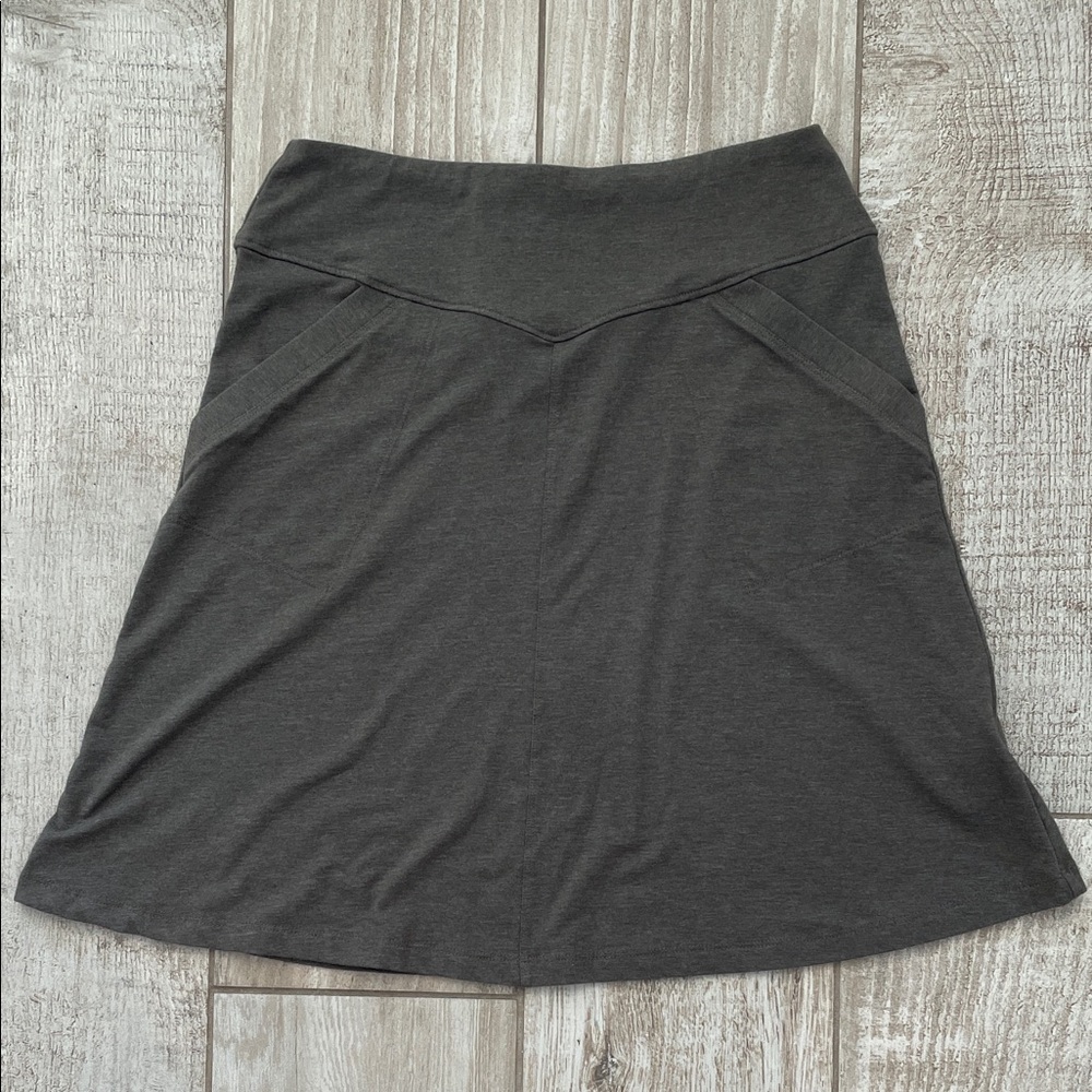 Prana khaki knit skirt, size Small